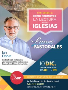 LUNES PASTORA - 10 DIC IAN DARKE